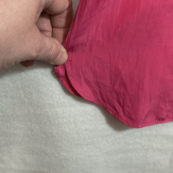 Lola & Sophie Pink Mini Sleeveless 90's Y2K Slip Dress Women Size S Made in USA - Picture 6 of 8